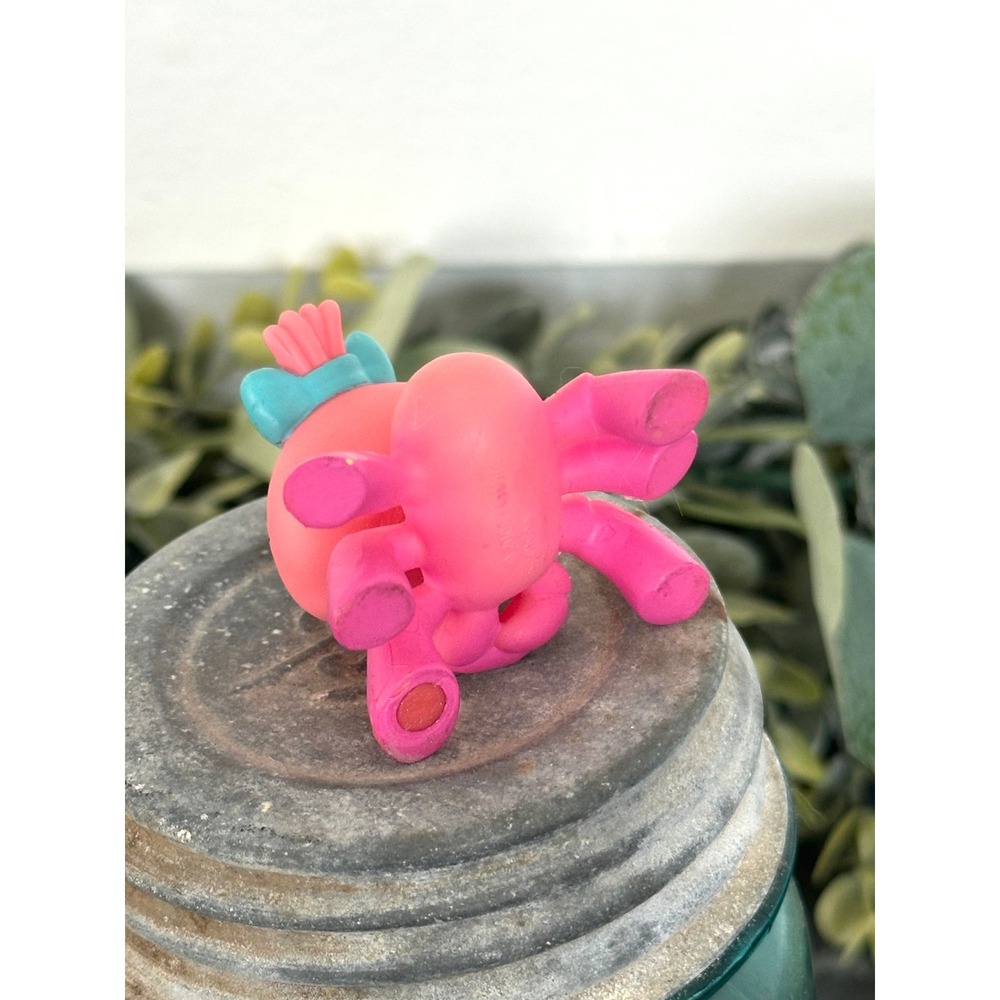 Littlest Pet Shop #426 Pink Spider lps hasbro 2006 blue bow authentic - Picture 4 of 6
